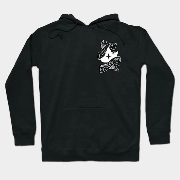 King of Existentialism Hoodie by 56minor